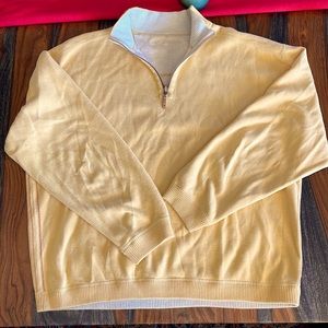 Tommy Bahama Reversible 1/4 Sweater. Keeps you Warm. EUC.